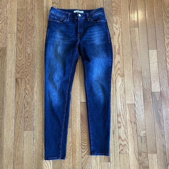 Mavi Jeans Denim - Mavi Jeans Alissa Size 27x28 High-Rise Super Skinny Stretch Blue Denim Jeans